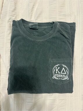 Kappa Delta Pocket Tee - Dark Green Shirt
